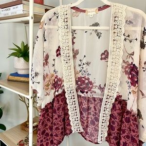 Altar’d State floral kimono